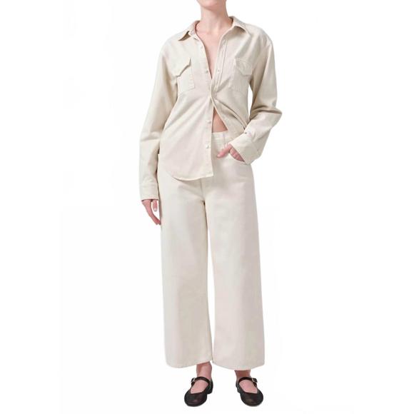 NEW CITIZENS OF HUMANITY baby shay long sleeve shirt in pashmina - Picture 1 of 6